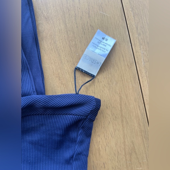 L*Space Blue Ribbed Bikini Set - Size S - Excellent Condition - Picture 3 of 4